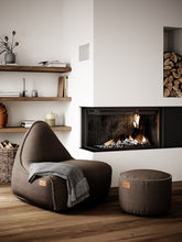 RETROit Canvas Beanbag Chair Brown