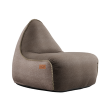 RETROit Canvas Beanbag Chair Brown and Sand - SACKit Australia
